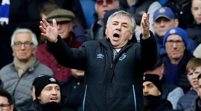 Sepak bola: Tujuan Everton adalah finis di tempat-tempat Eropa, kata Ancelotti