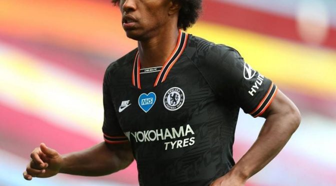 Sepak bola: Duo Chelsea Willian, Pedro menandatangani kontrak untuk sisa musim