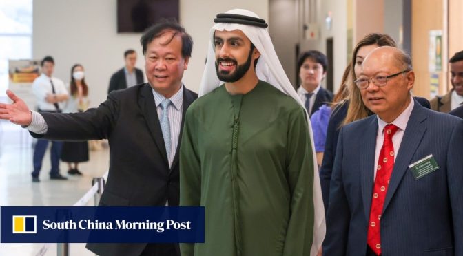 Tidak ada uji tuntas yang dilakukan pada Sheikh Ali Al Maktoum dari Dubai sebelum dia bertemu John Lee dari Hong Kong dan berbicara di KTT kekayaan