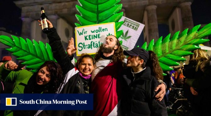 Jerman sebagian melegalkan ganja, memungkinkan penggunaan pribadi, budidaya rumah untuk citiens; Tidak ada rencana untuk wisata gulma